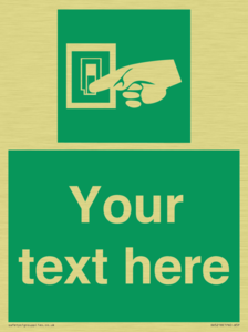 Custom Light Switch Sign